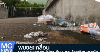 ขยะสะพานลอย1