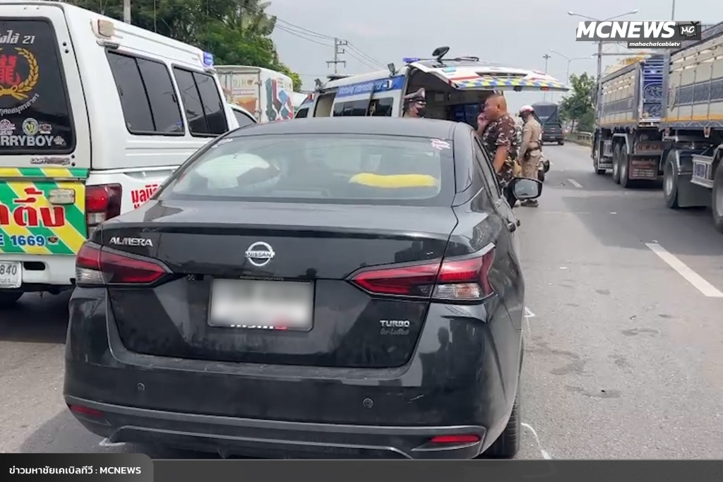 จยยถูกเก๋งชนท้าย5